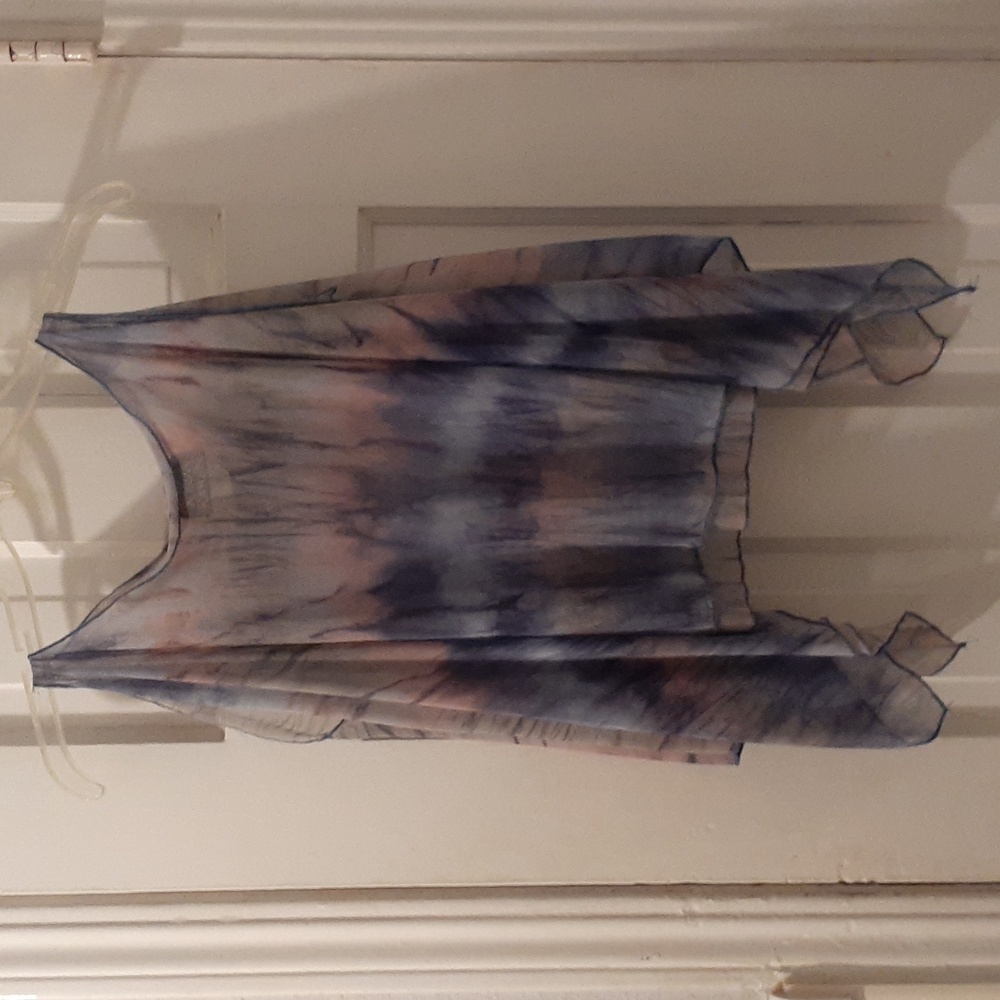 Adrian Karen Sheer Tie Dye Top